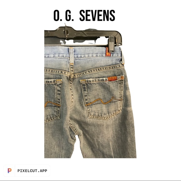 OG Vintage Seven for All Mankind Low Rise Bootcut Jeans